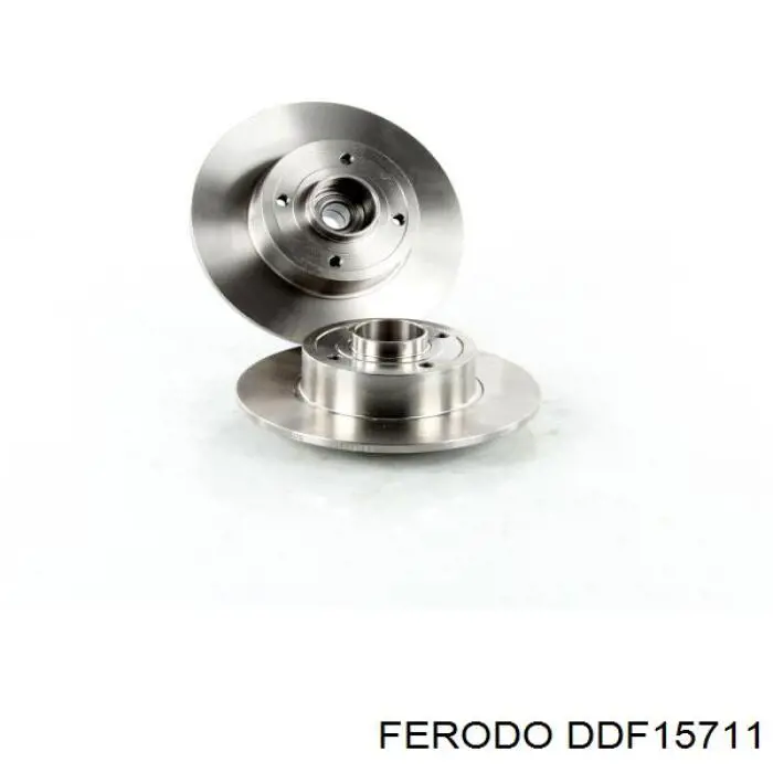 Диск гальмівний задній DDF15711 Ferodo
