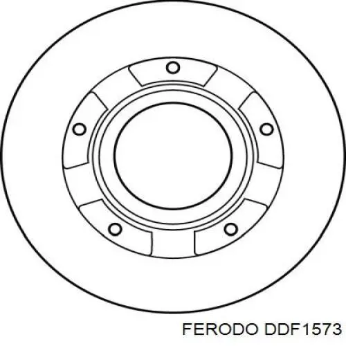 DDF1573 Ferodo Дисковый тормоз