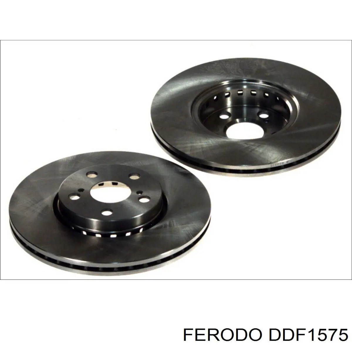 DDF1575 Ferodo диск тормозной передний
