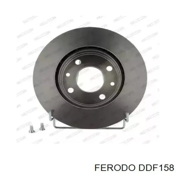 DDF158 Ferodo диск тормозной передний