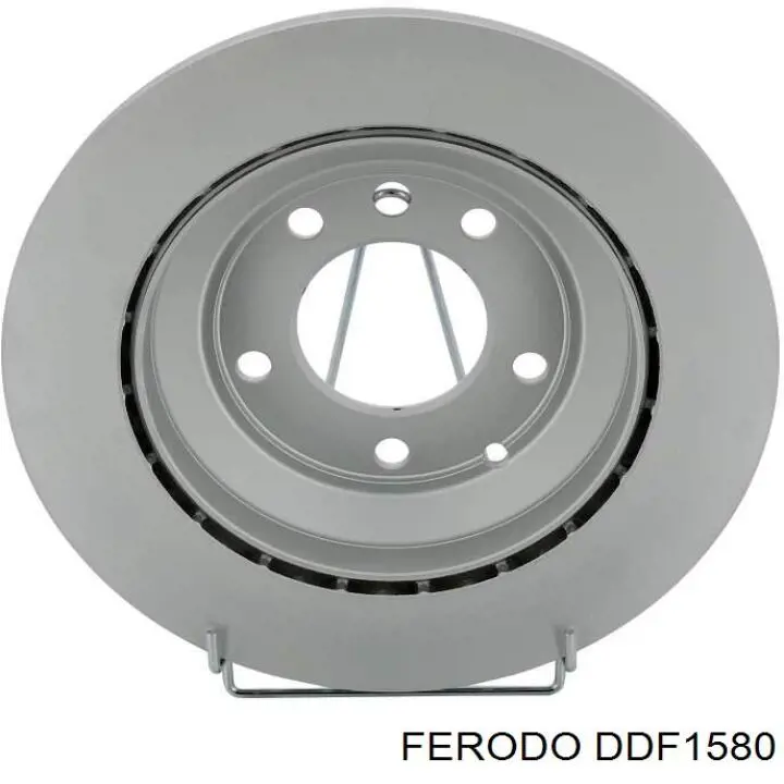 Disco de freno trasero DDF1580 Ferodo