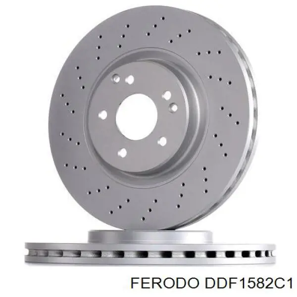 DDF1582C-1 Ferodo диск тормозной передний