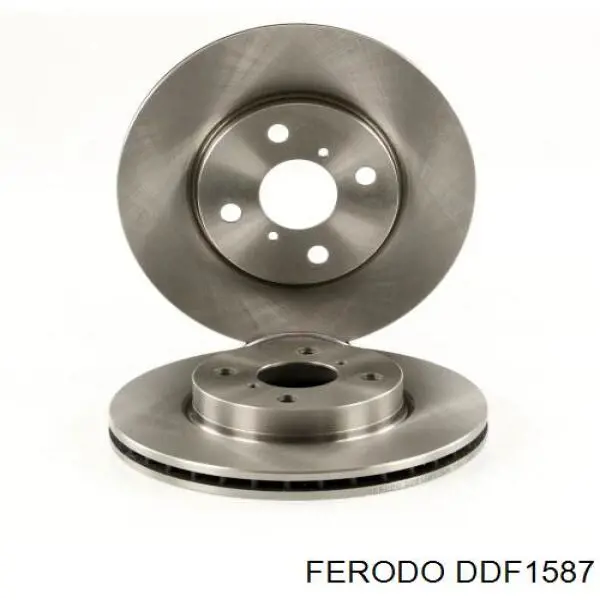 Freno de disco delantero DDF1587 Ferodo