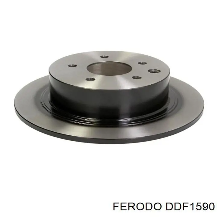 Disco de freno trasero DDF1590 Ferodo