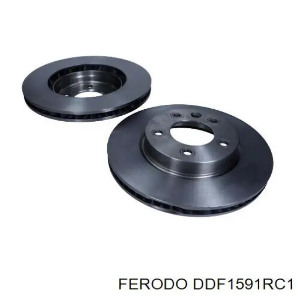 Тормоз дисковый передний Ferodo DDF1591RC1 цена, от 85.89 USD