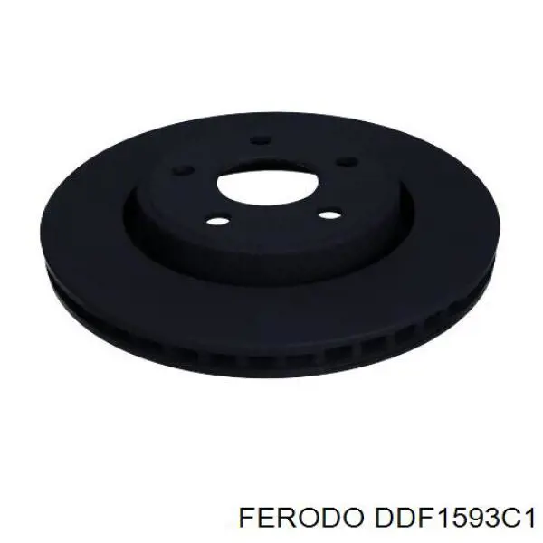 DDF1593C1 Ferodo Диск тормозной передний