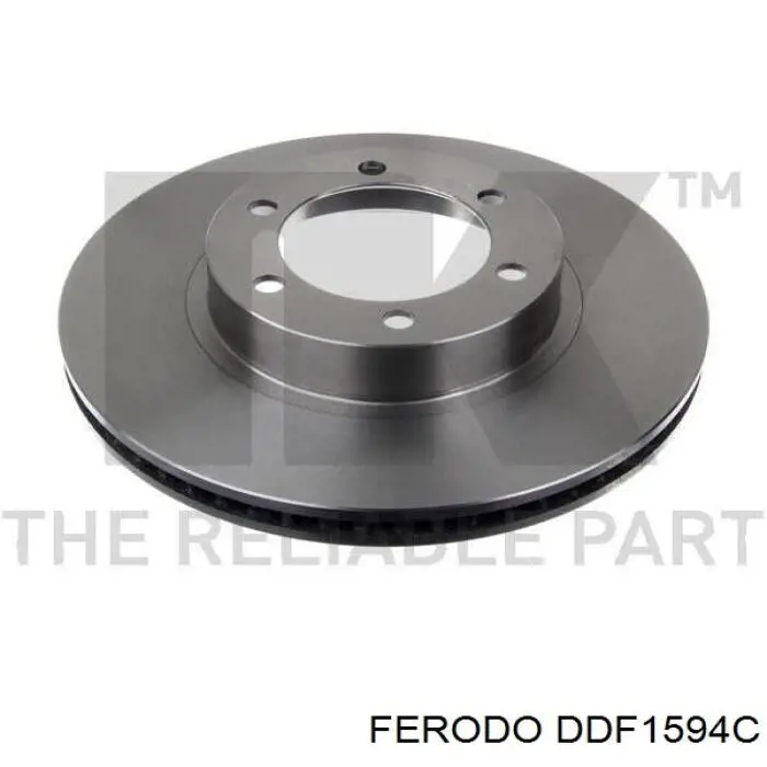 Передний тормозной диск Ferodo DDF1594C