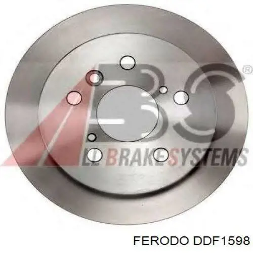 Купить DDF1598 Ferodo Диск тормозной задний