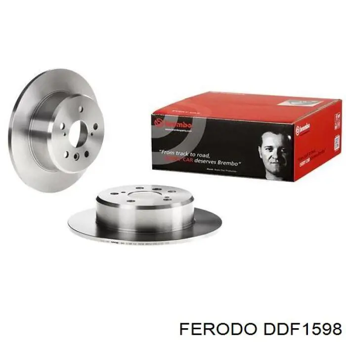 DDF1598 Ferodo Дисковый тормоз