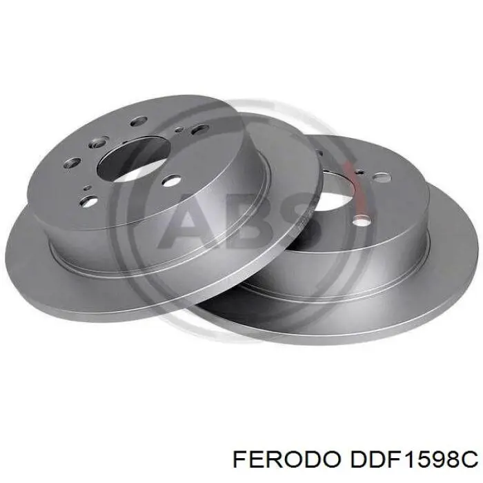 Купить DDF1598C Ferodo Диск тормозной задний