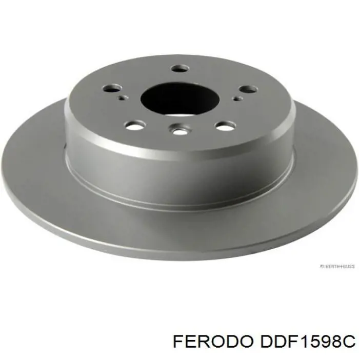 DDF1598C Ferodo Дисковый тормоз
