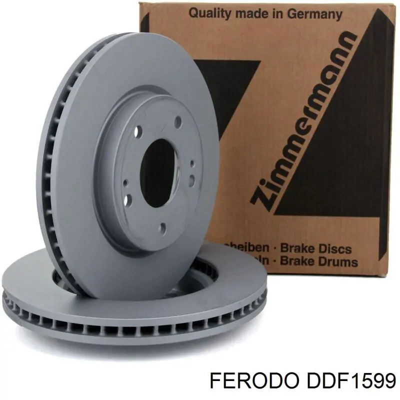 Передние тормозные диски DDF1599 Ferodo