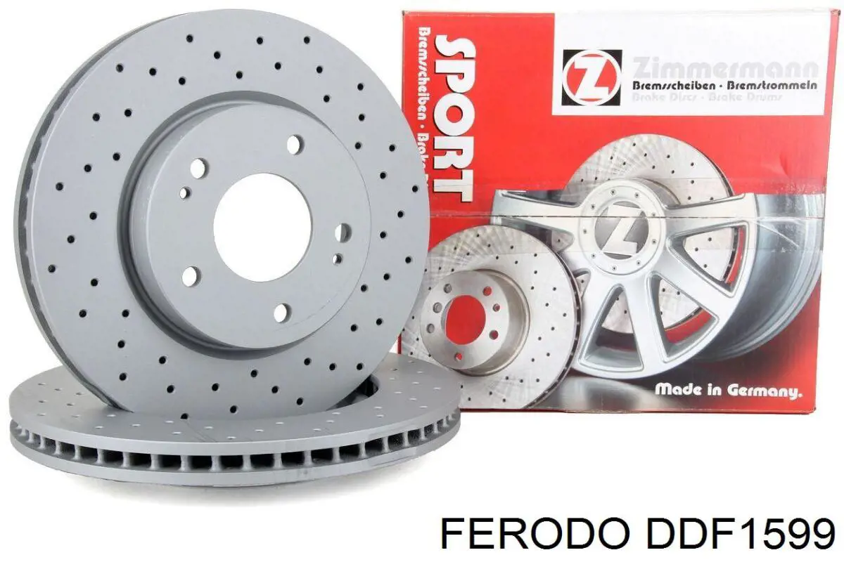 Передний тормозной диск Ferodo DDF1599