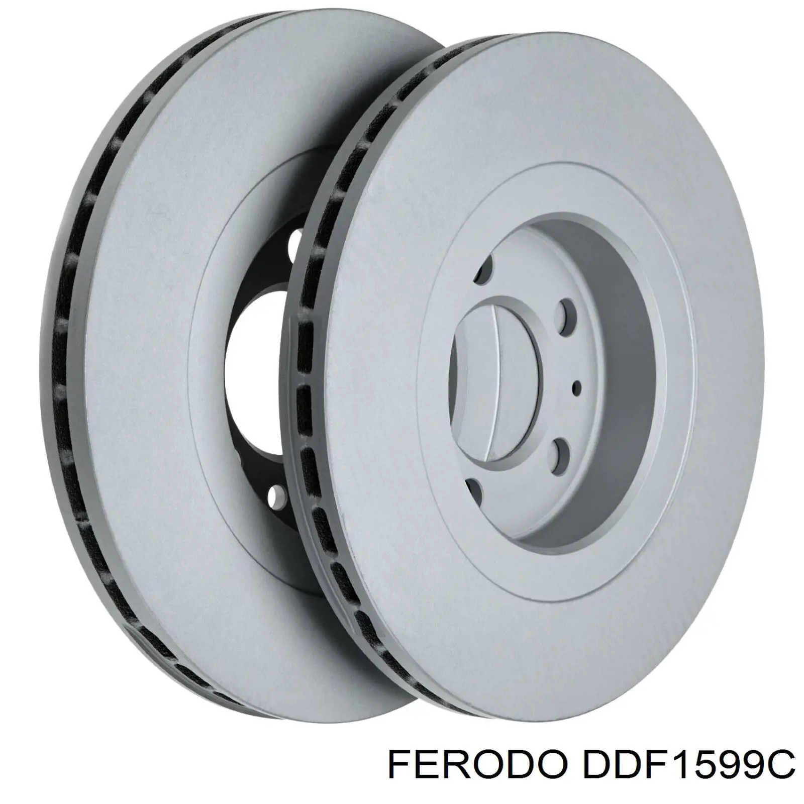 Тормоз дисковый передний Ferodo DDF1599C цена, от 36.85 USD
