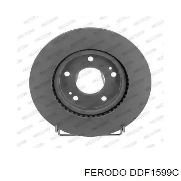 DDF1599C Ferodo disco do freio dianteiro