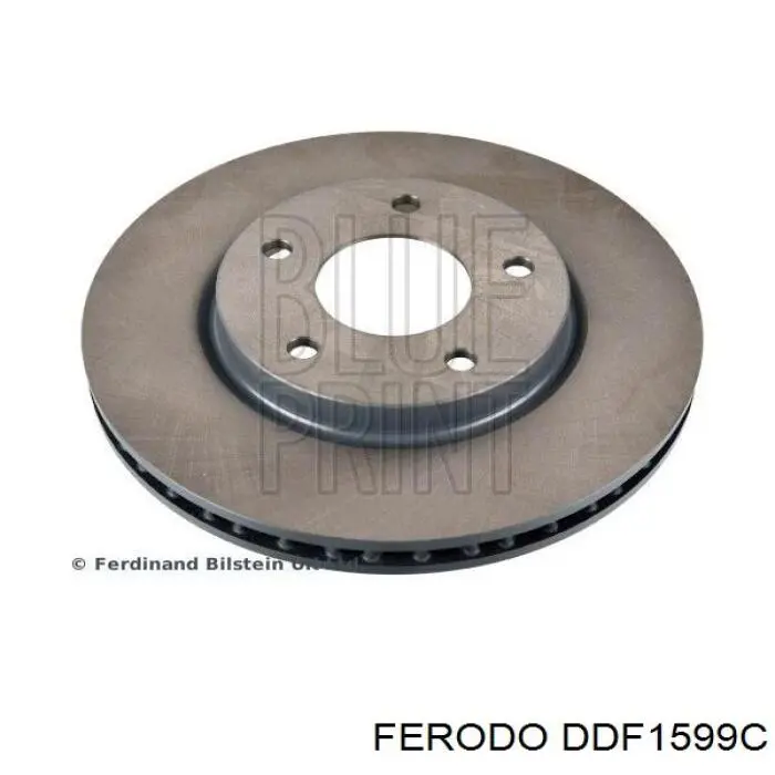 Передние тормозные диски DDF1599C Ferodo