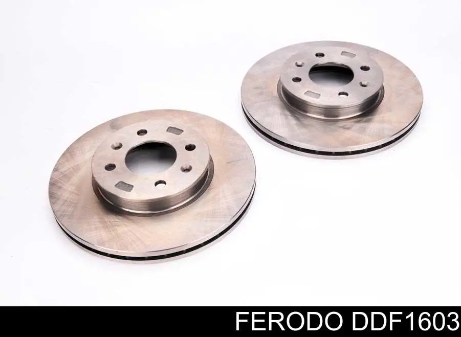 DDF1603 Ferodo диск тормозной передний