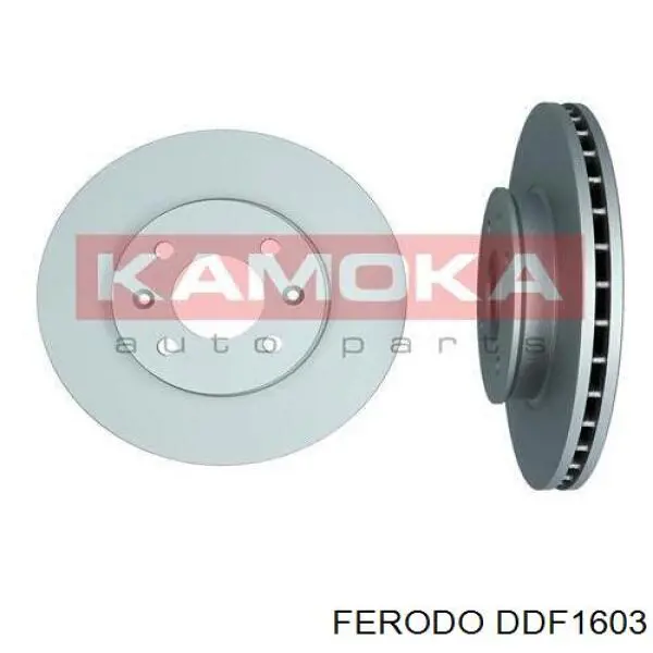 DDF1603 Ferodo Диск тормозной передний