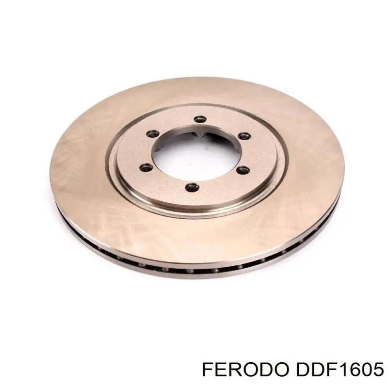 Freno de disco delantero DDF1605 Ferodo