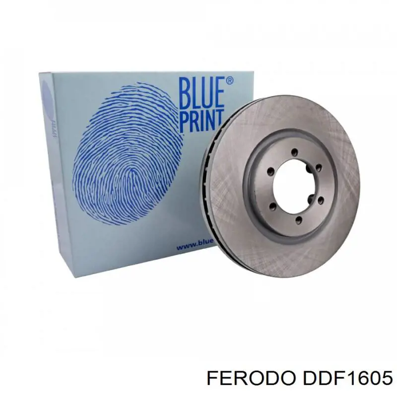 Передние тормозные диски DDF1605 Ferodo