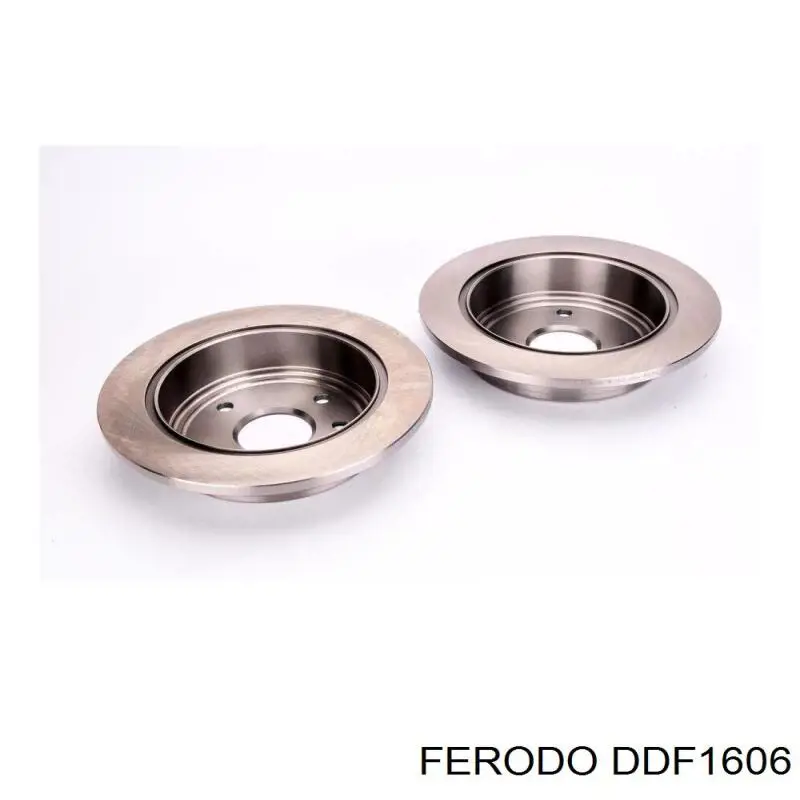 Disco de freno trasero DDF1606 Ferodo