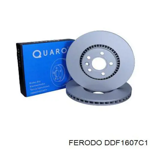 Передние тормозные диски DDF1607C1 Ferodo