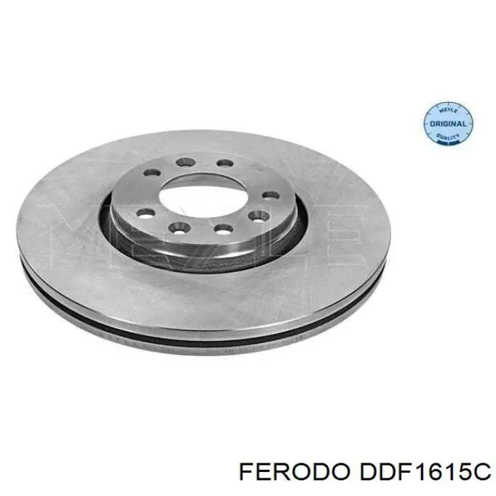 Freno de disco delantero DDF1615C Ferodo