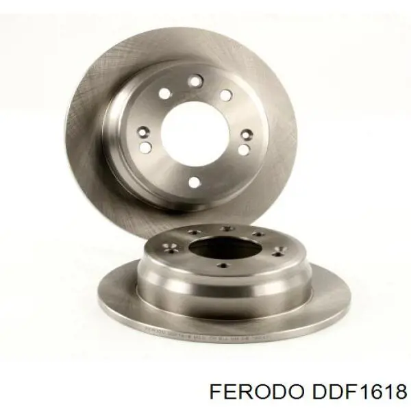 Disco de freno trasero DDF1618 Ferodo