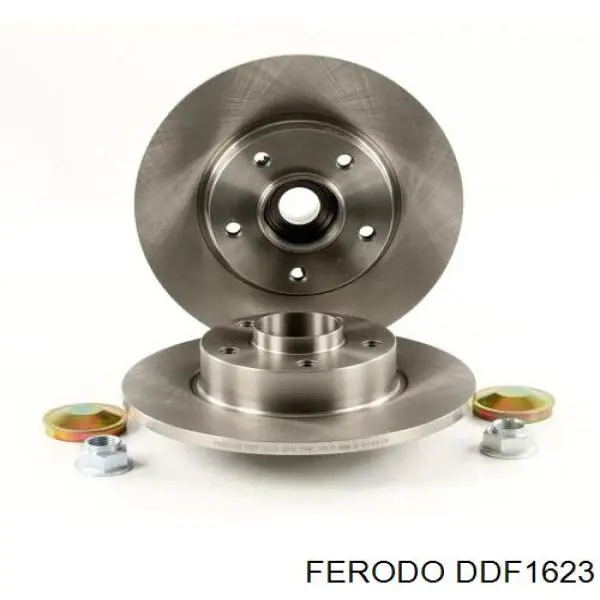 Disco de freno trasero DDF1623 Ferodo