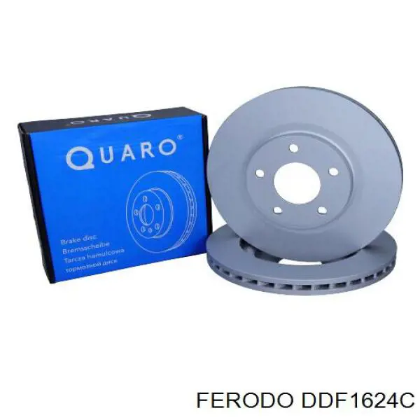 Диск гальмівний передній DDF1624C Ferodo