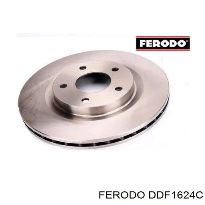 Диск гальмівний передній DDF1624C Ferodo