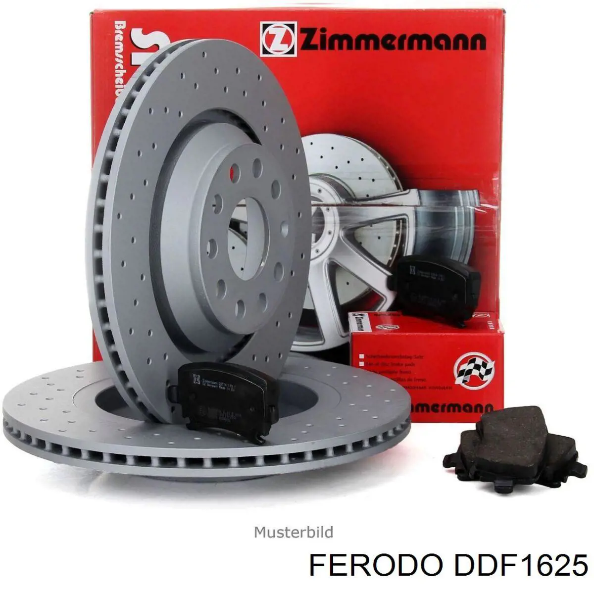 Купить DDF1625 Ferodo Ротор тормозной