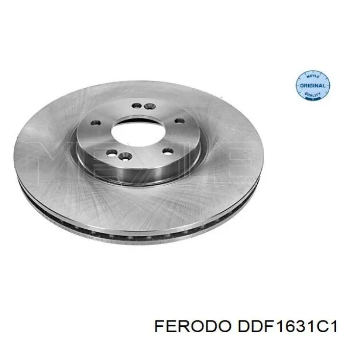 DDF1631C1 Ferodo Диск тормозной передний