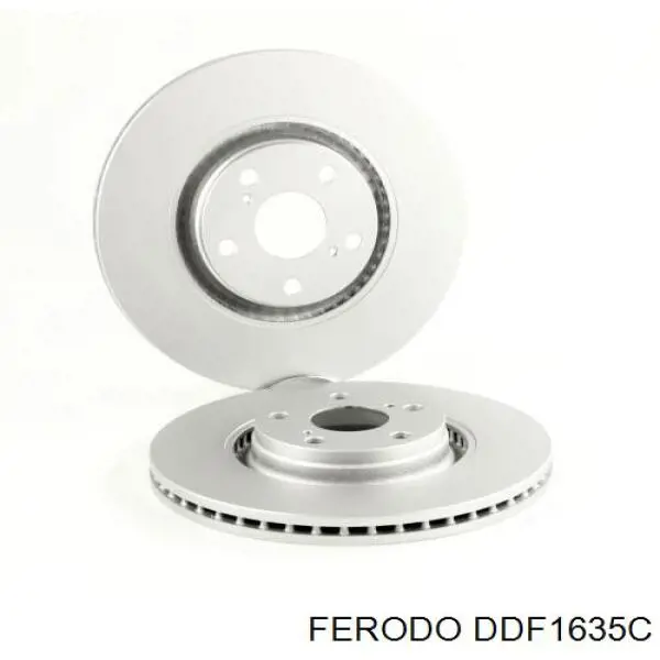 Freno de disco delantero DDF1635C Ferodo