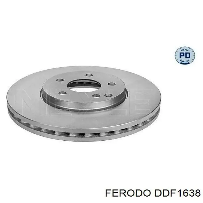 DDF1638 Ferodo Диск тормозной передний