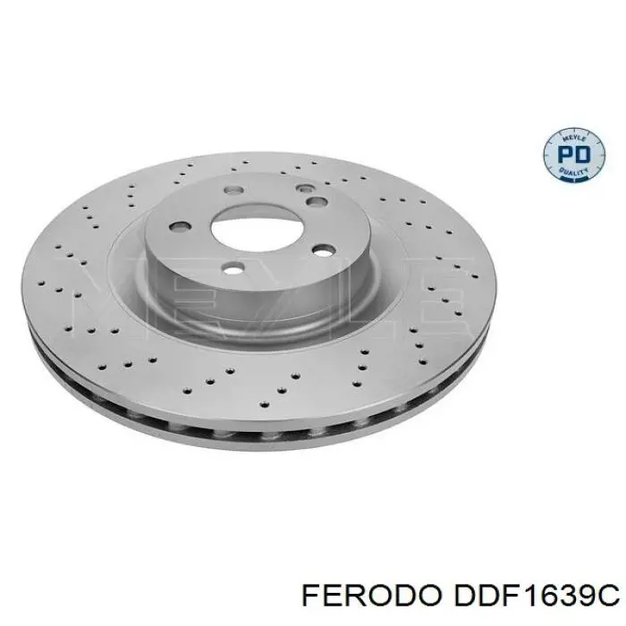 DDF1639C Ferodo диск тормозной передний