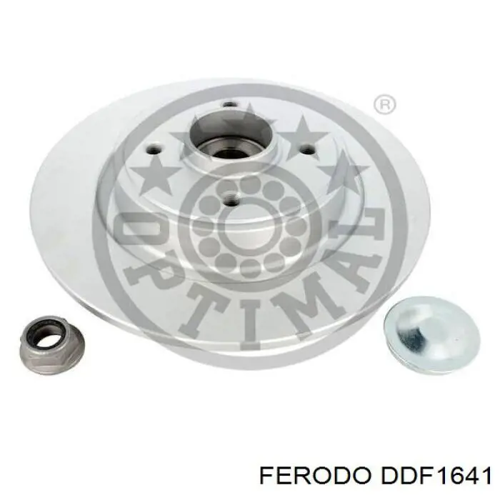 DDF1641 Ferodo диск тормозной задний