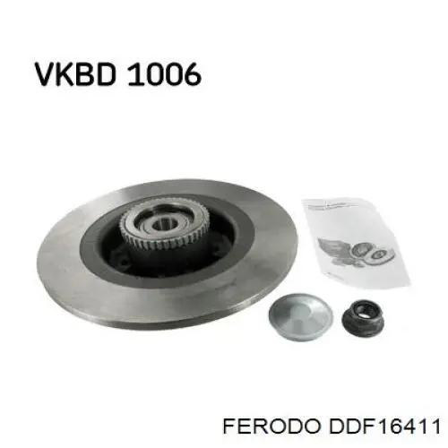 Тормозные диски DDF16411 Ferodo