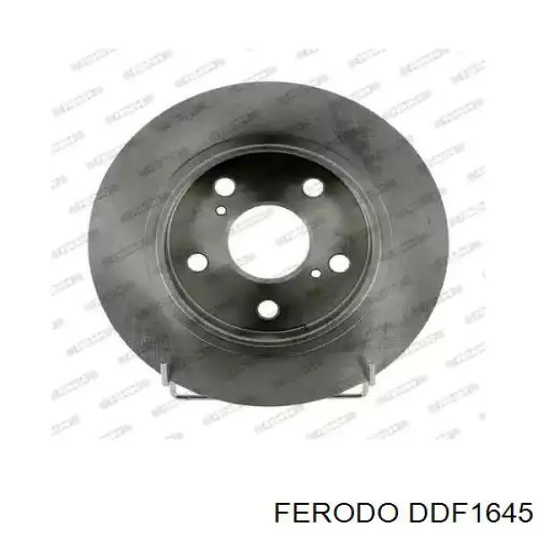 Disco de freno trasero DDF1645 Ferodo