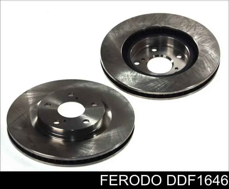 DDF1646 Ferodo диск тормозной передний