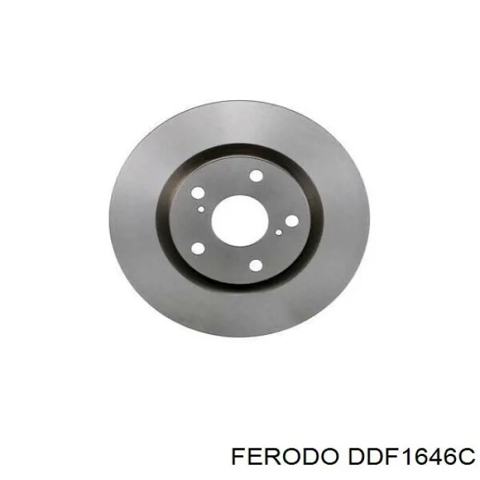 Freno de disco delantero DDF1646C Ferodo
