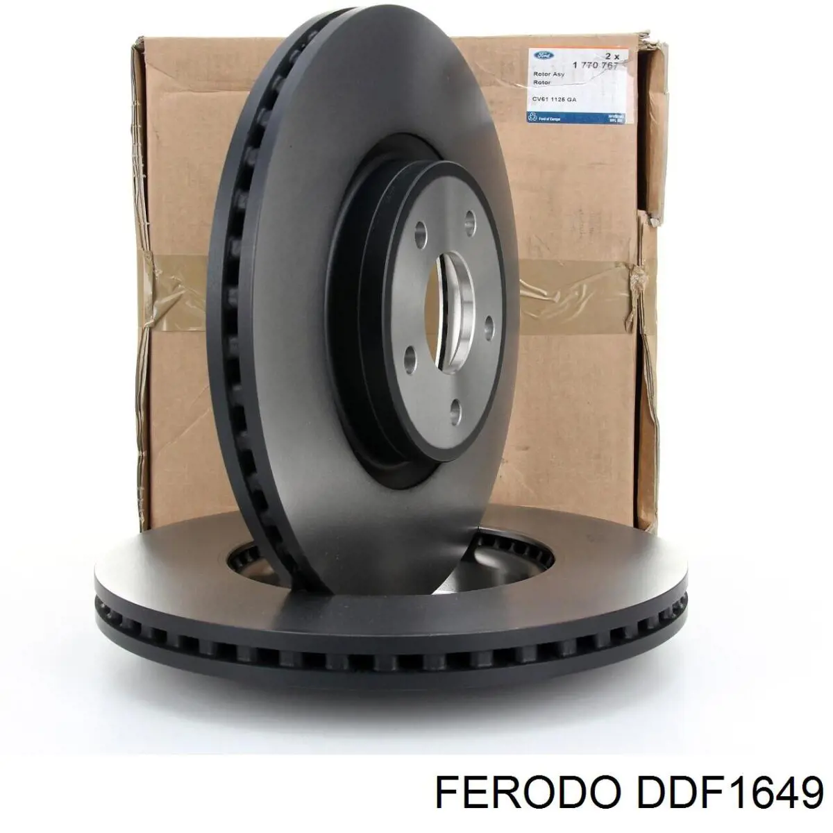 Передние тормозные диски DDF1649 Ferodo