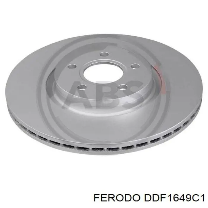 Передние тормозные диски DDF1649C1 Ferodo