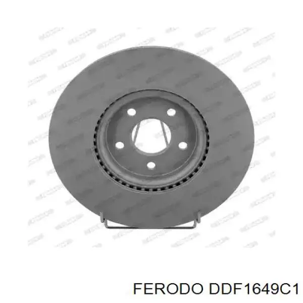 Передние тормозные диски DDF1649C1 Ferodo