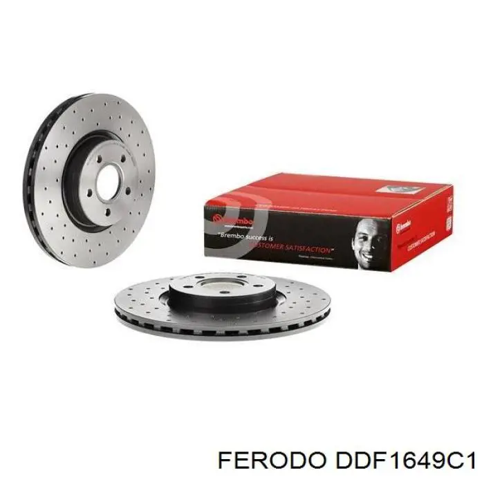 Купить DDF1649C1 Ferodo Ротор тормозной