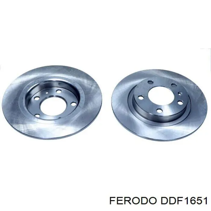 DDF1651 Ferodo диск тормозной задний