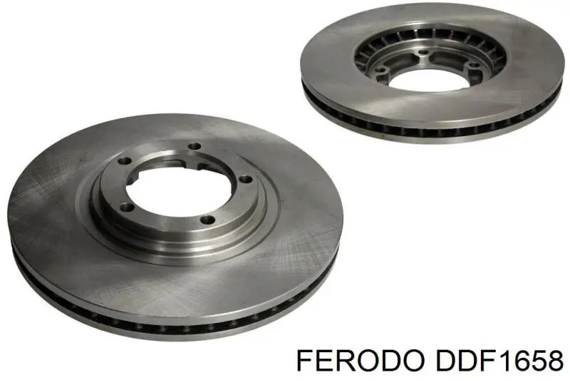 DDF1658 Ferodo диск тормозной передний