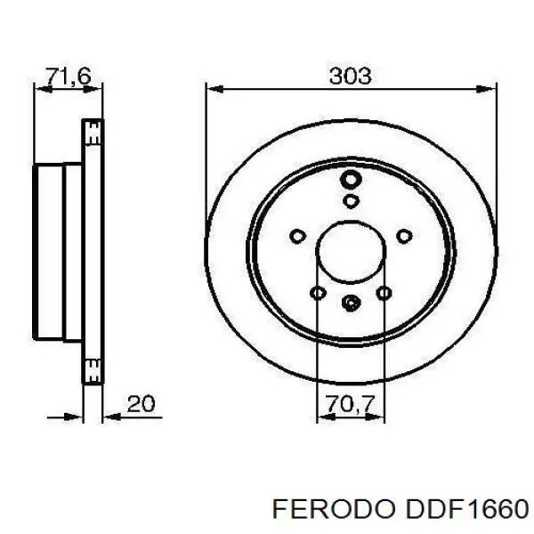 DDF1660 Ferodo