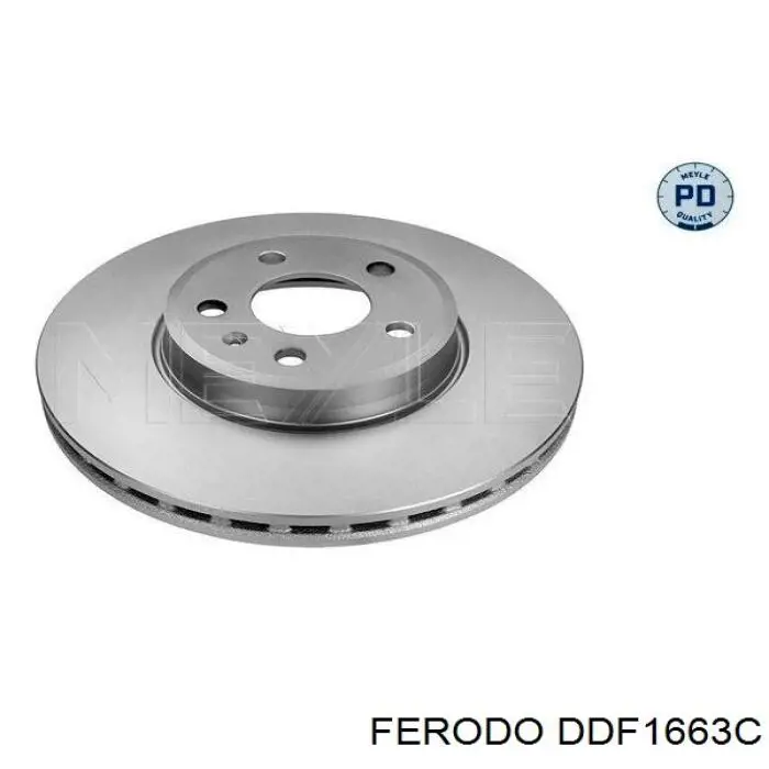 Передние тормозные диски DDF1663C Ferodo