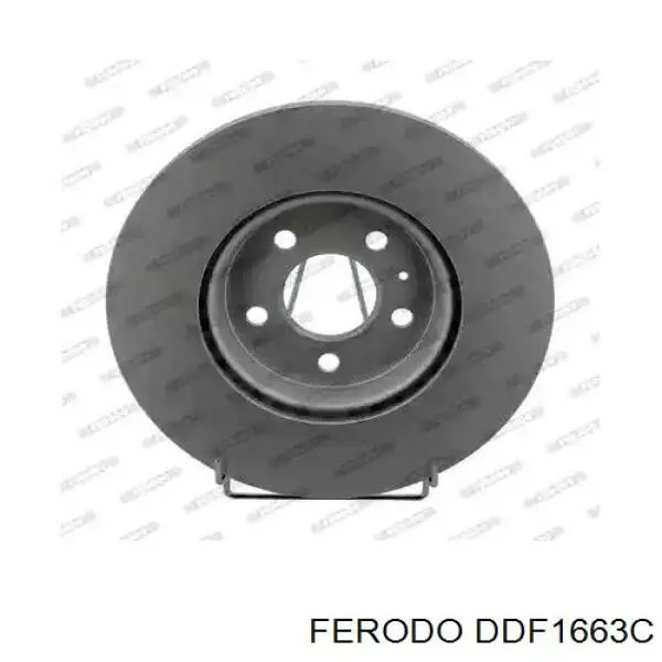 Передние тормозные диски DDF1663C Ferodo